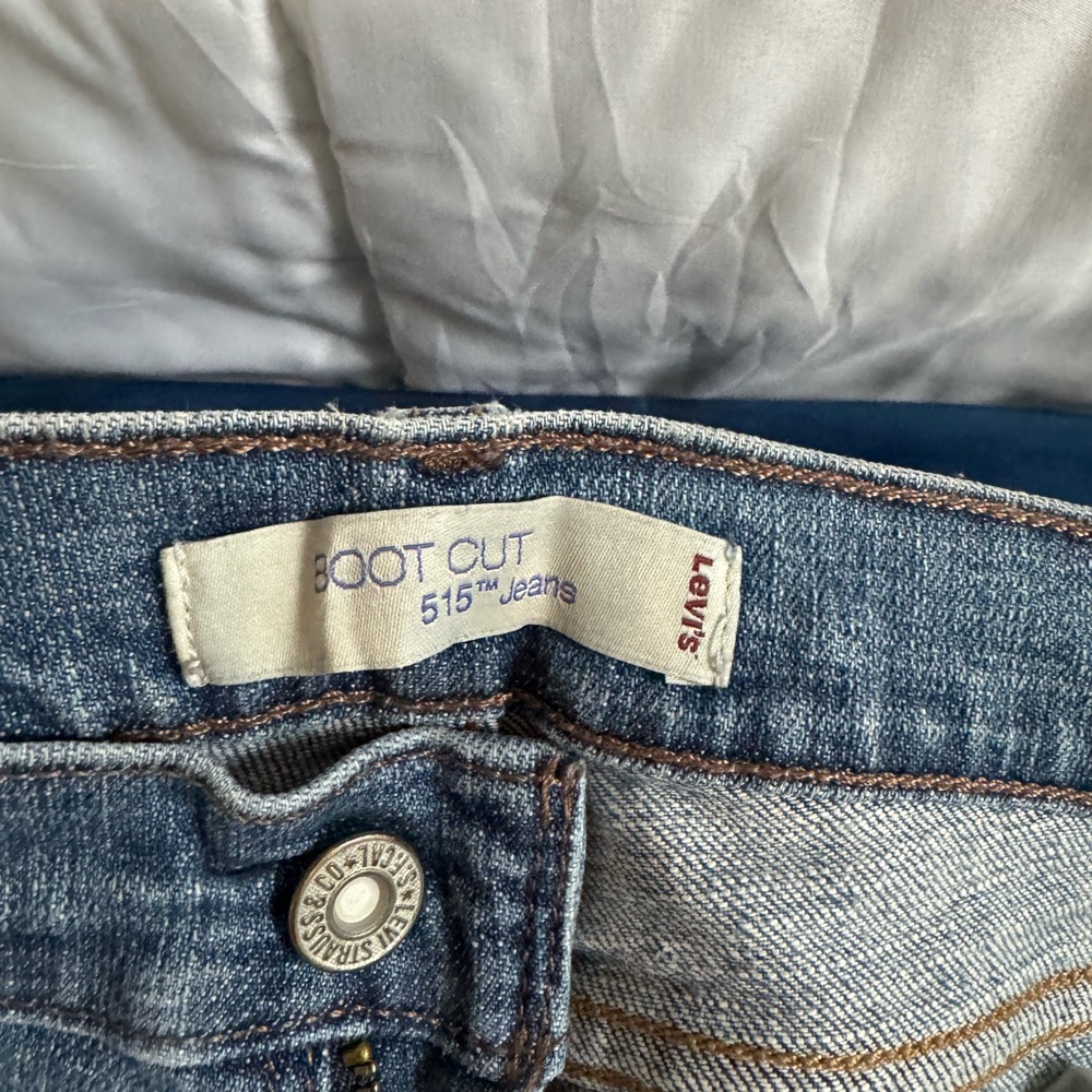 Levi's Blue Denim Boot Cut Jeans